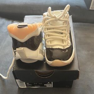 Jordan Kids Black and White Sneakers